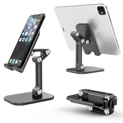 Universal abs preto suporte ajustável suporte de mesa para xiaomi telefone móvel iphone ipad tablets titular do telefone móvel