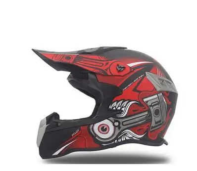 Профессиональный Гоночный Кроссовый шлем hors route Casque Moto Capacete Moto Casco внедорожный мультяшный детский мотоциклетный шлем - Цвет: 3
