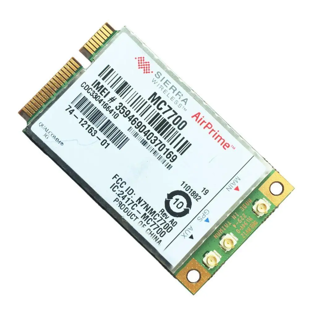 Разблокированный 4G WWAN gps модуль Sierra MC7700 мини PCI HSPA+ 4G карта 100 Мбит/с LTE модуль GOBI4000 Экспресс WLAN GPRS беспроводной H0U0