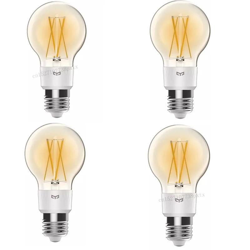 4pcs Xiaomi Mijia Yeelight умный светодиодный лампочка шелковая лампа E27 Регулируемая яркость умная лампа для Wi-Fi Mihome приложение Apple Homekit управление - Цвет: 4pcs
