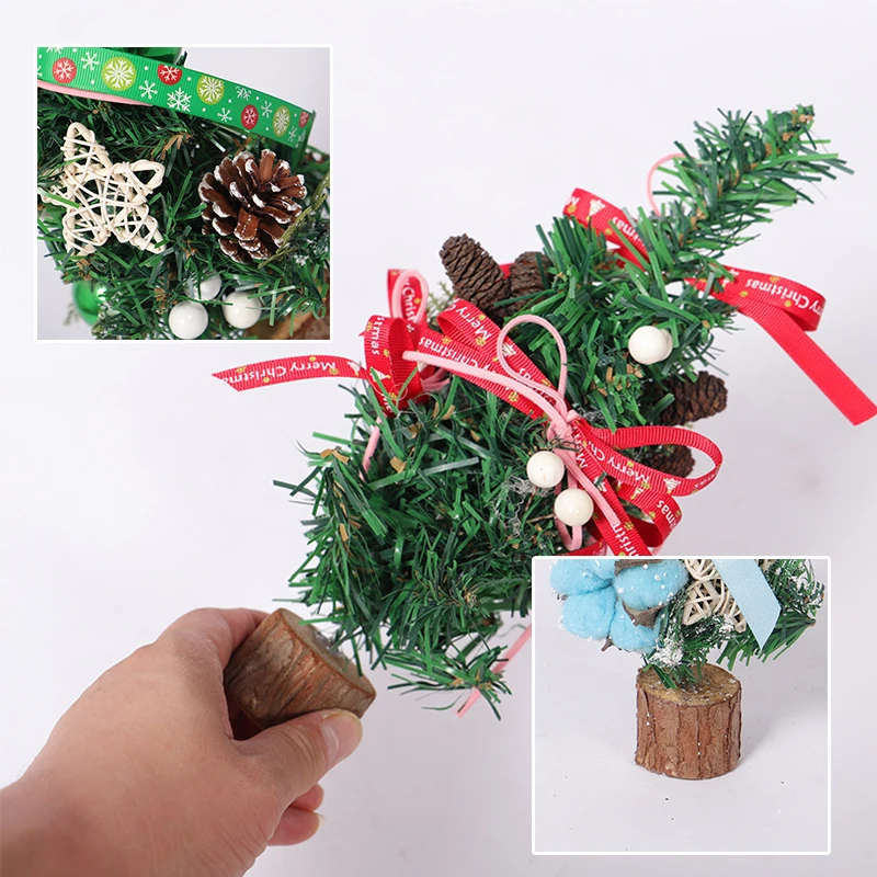 Window Christmas Decoration Living room Desk Hand-made Holiday Ornaments