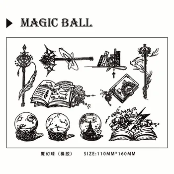 

11*16CM Hot sale books Transparent Clear Stamps / Silicone Seals Roller Stamp for DIY scrapbooking photo album/Card Making