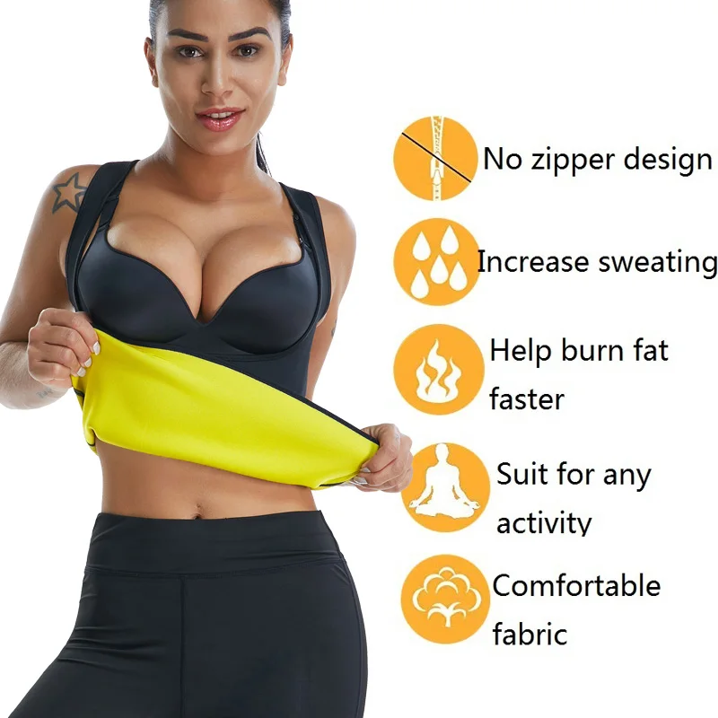 Women Neoprene Shaperwear Waist Traine Push Up Vest Tummy Belly Girdle Body Shaper Waist Cincher Corset Plus Size S-6XL