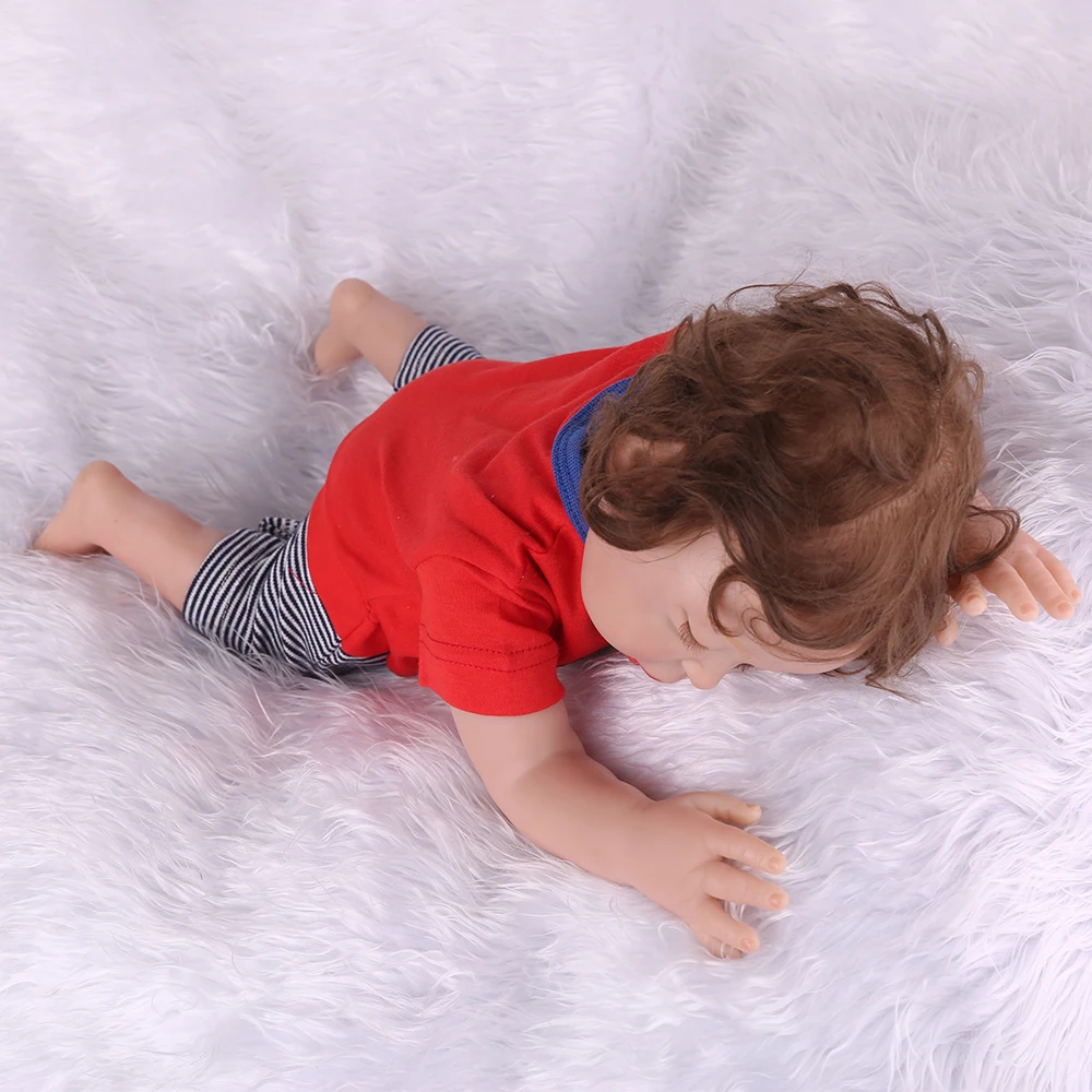 NPK Reborn Baby полностью виниловые силиконовые куклы игрушки 18 дюймов реалистичные Bebes reborn мальчик девочка младенец реалистичные дети Playmate bonecas