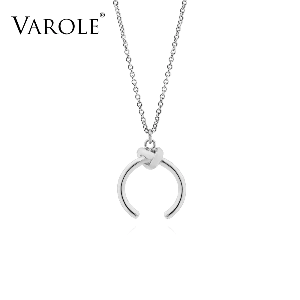 VAROLE Высокое качество 100% Медь золотое ожерелье и кулон для женщин цепочка Женская