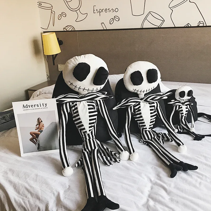 Fanny skeleton doll женские рюкзаки милые школьные сумки для девочек-подростков милые carvas дорожные backapck женские кошельки с рисунками sac - Цвет: black