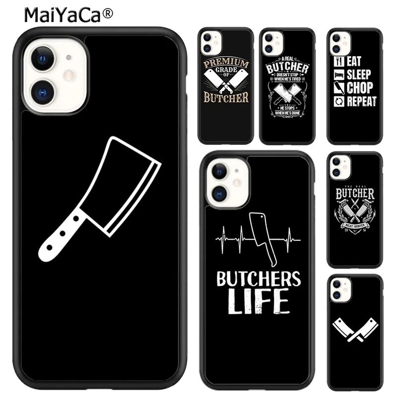 Maiyaca Real Butcher Classic Retro Cover Per Telefono Per Iphone 15 Se2020 6 7 8 Plus Xr Xs 11 12 Mini 13 14 Pro Max Coque