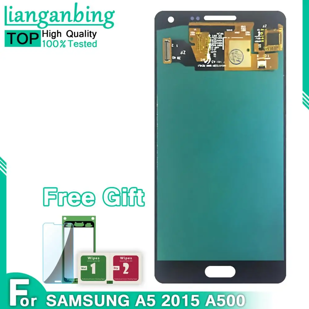 AMOLED 5 0 ''ЖК дисплей для SAMSUNG Galaxy A5 2015A 500FU A500 A500F A500M ЖК сенсорный экран дигитайзер
