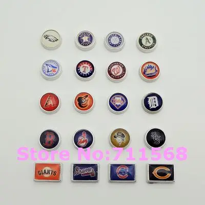Микс 50 шт./лот MLB логотип спортивной команды плавающие амулеты для стеклянных плавающих аксессуары для медальонов