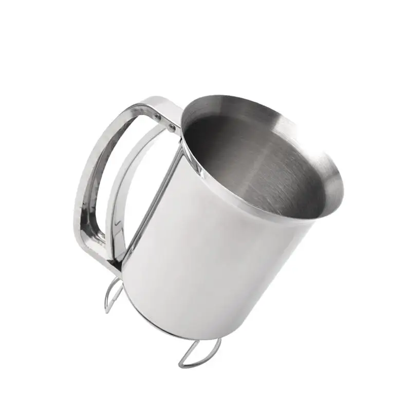 Handheld Stainless Steel Batter Dispenser Batter Funnel Cup Kitchen Specialty Tool For Baking Cake Cupcakes Crepes Waffles
