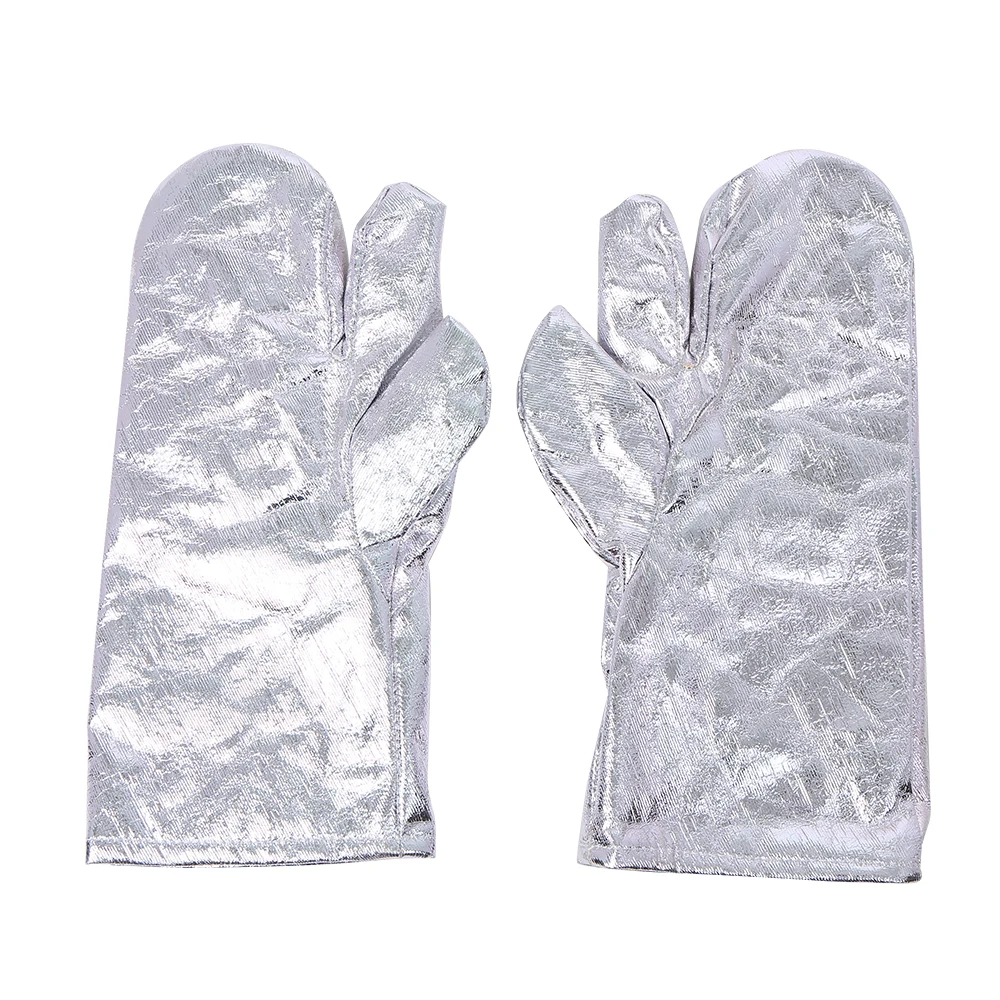 

DA-100 500 Degrees Celsius Aluminized Heat Resistant Gloves Safety Work Gloves Aluminum Foil Fireproof Anti-scalding Glove