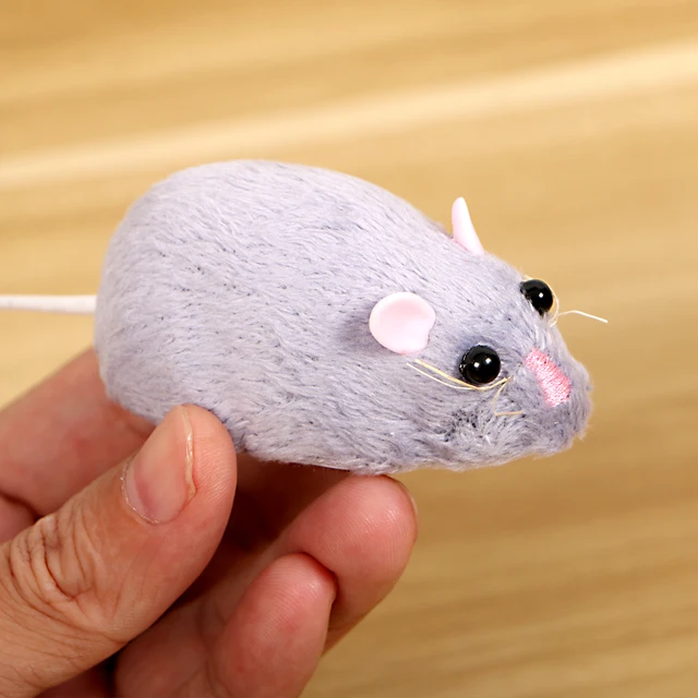 Wireless Electronic Remote Control Rat Plush RC Mouse Toy Hot Flocking Emulation Toys Rat for Cat Dog,Joke Scary Trick Toys 2