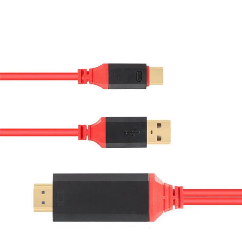 Переходник с Type-C на 4K 30 Гц HD внешний видеокабель/адаптер для графики 2 м USB 3 1 C