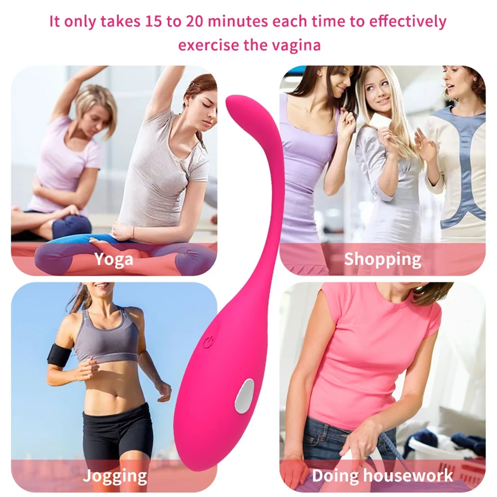 Electric Shock Vibrating Egg Vibrators For Women Wireless G Spot Clitoris Stimulator Sex Toy Massager Vagina Exercise Kegel Ball (4)