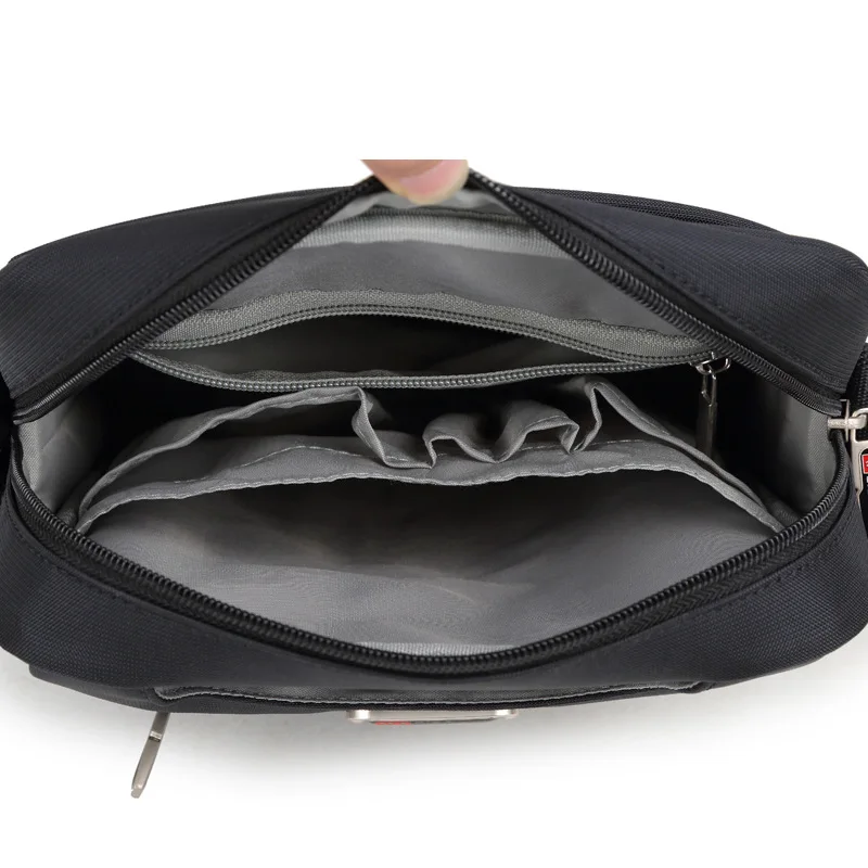 

Waterproof Oxford Cloth Men's Bag Shoulder Bag MEN'S Messenger Bag Verticle Contrast Color Casual Bag
