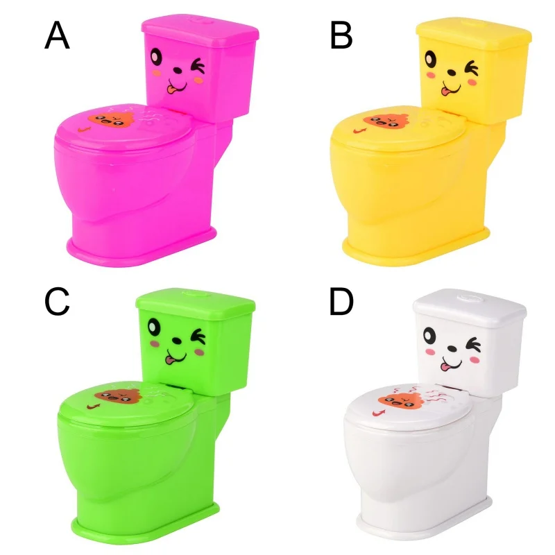 Multiple colour Mini Water Jet Toilet Toy Plastic Toilet Toy Children Spoof Smashing Toys Photography Toy Kids Gifts