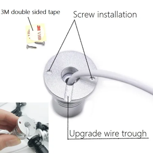 EtrnLED USB 스포트 라이트 미니 Led 램프 쥬얼리 쇼케이스 와인 캐비닛 조명 키트, 1W 3W 조정 가능한 스포트 라이트 천장 통 5V 4
