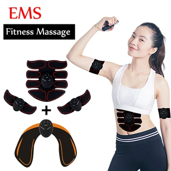 

Abdominal Muscle Massage Stimulator Arm Exerciser Slimming Training Fat Burning Body Building ABS Fitness Massage Shaper Machine