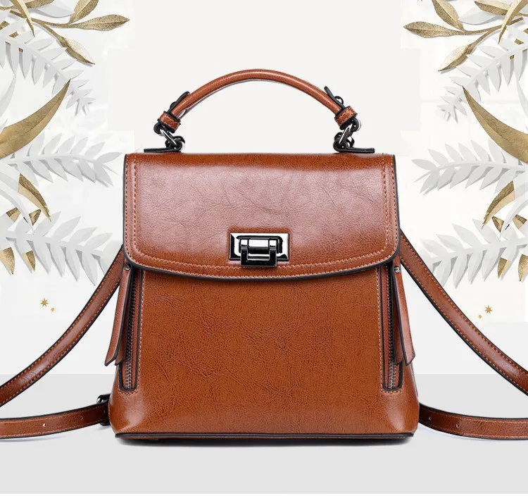 Рюкзак bolsos de mujer модный рюкзак из натуральной кожи для женщин