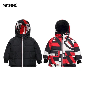 

YATFIML Boys Girls Jackets Kids Reversible Coat Children Winter Outerwear & Coats Casual Baby Girls Clothes Autumn Winter Parkas