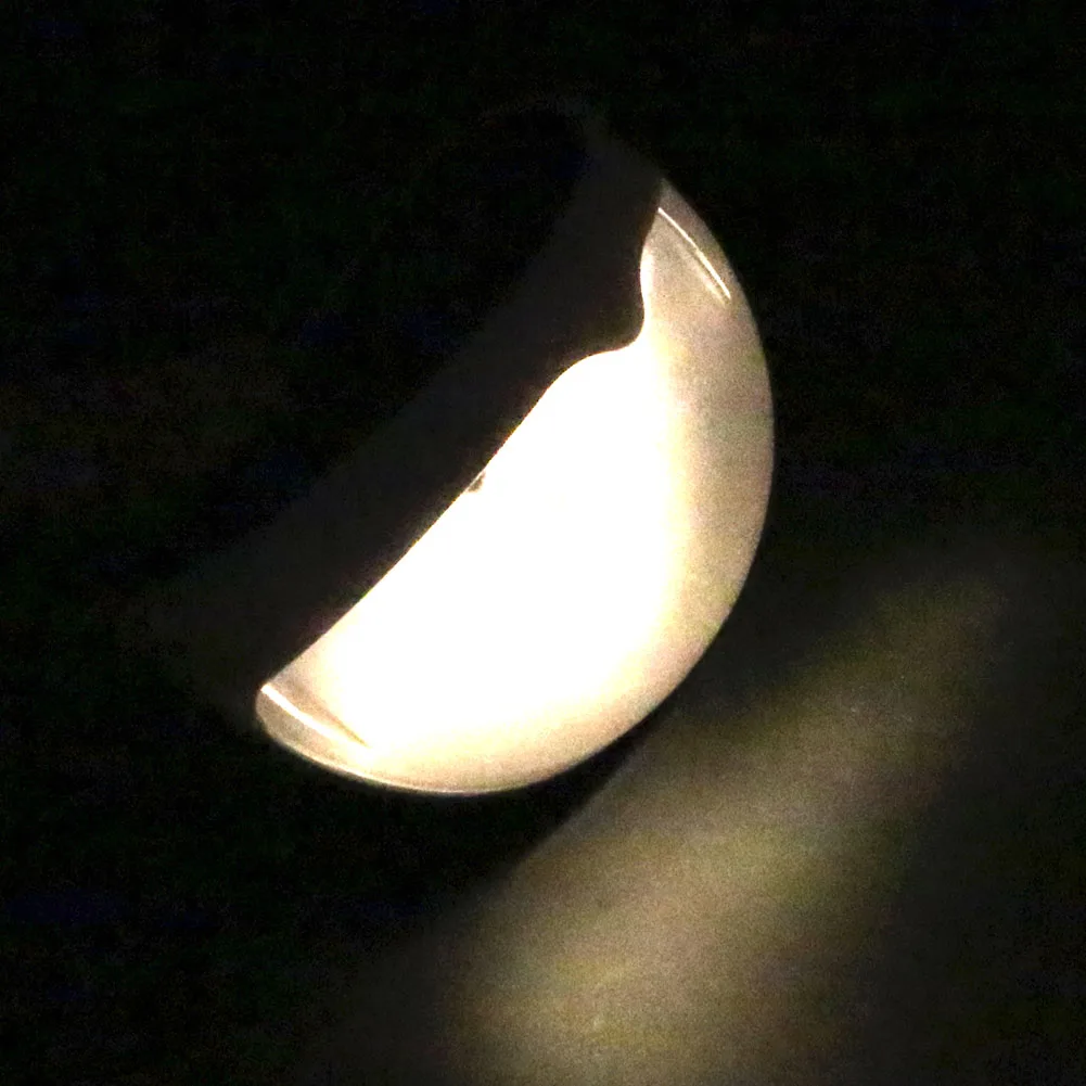 Солнечная панель питания 6 светодиодный светильник датчик водонепроницаемый открытый забор садовая дорожка украшение настенный светильник ing Luminaria белый