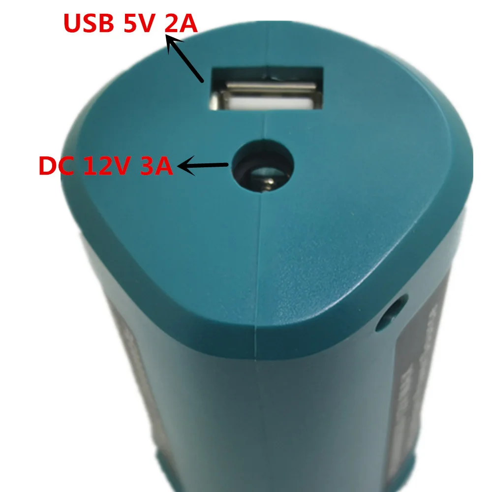 Для Makita USB разъем питания зарядное устройство чехол 12 В BL1013 литий-ионный аккумулятор USB устройство зимняя ткань зарядный адаптер