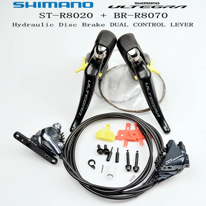 SHIMANO ULTEGRA 2x11-Speed ST R8020 двойной рычаг управления+ BR R8070 тормоз ST R8020 Гидравлический дисковый тормоз двойной рычаг управления