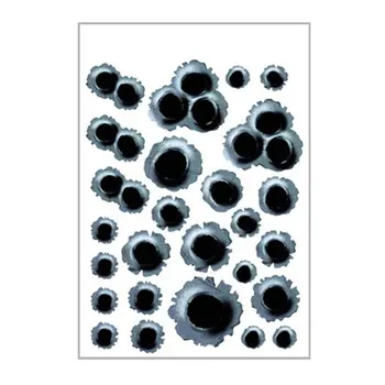 

Simulation Bullet Hole Universal Car Vehicle Front Side Body Sticker Car Styling Decal Paste Sticker Decorative Accessories