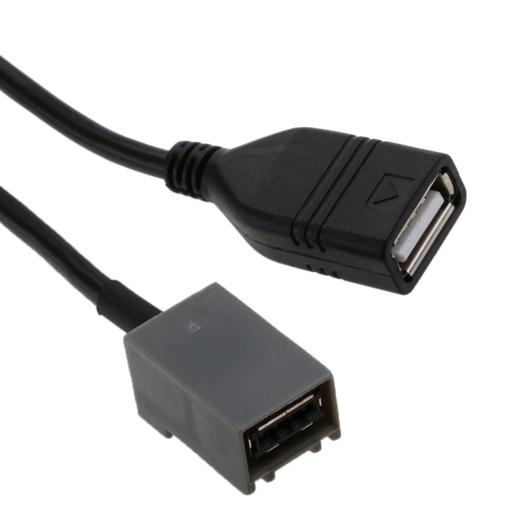 90 см Черный Прочный автомобильный Музыкальный USB Aux женский кабель адаптер для Honda Civic