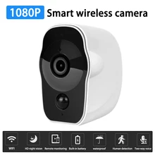 USB зарядка на батарейках 1080P Беспроводная ip-камера WiFi HD камера наблюдения Водонепроницаемая CCTV для помещений и улицы ИК запись аудио