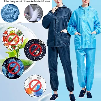 

Non-Disposable Protective Clothing Anti-Dust Non-Porous Isolation Clothing Anti-Viruses protection suit Dust-proof work clothing