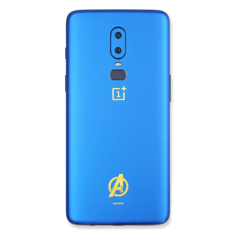 Мстители ПВХ телефон наклейка s для Oneplus 6 задняя защитная пленка наклейка Oneplus 6T наклейка клей Pegatinas кожа