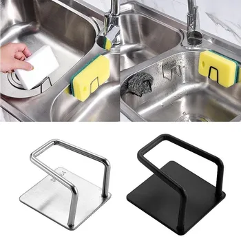 

Stainless Steel Sponges Holder Kitchen Sink Organizer Multifunction Sink Sponge Drain Rack Home Storage Holder Organizer