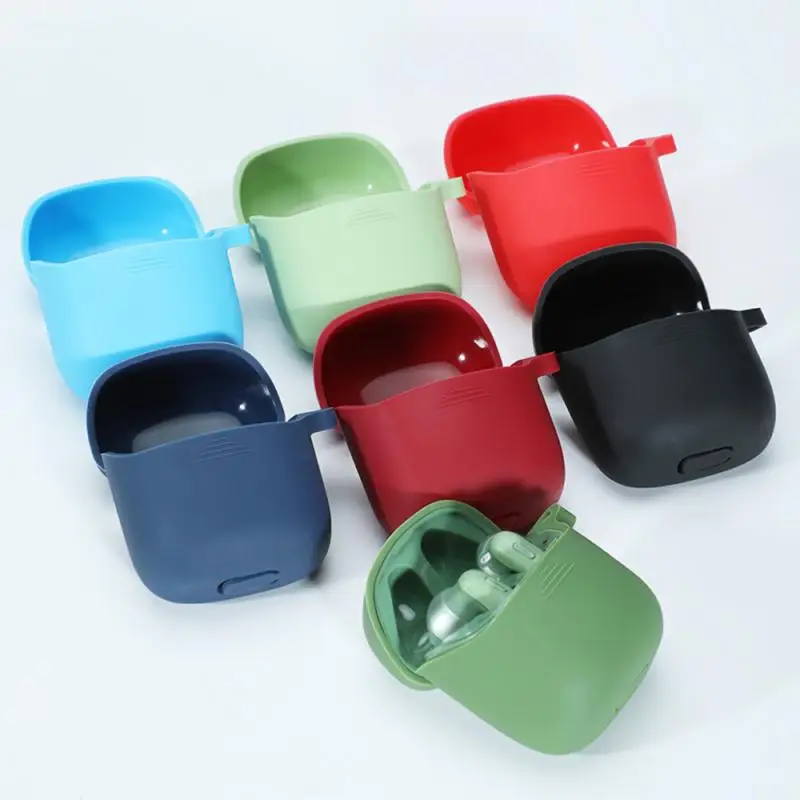 Силиконовый однотонный защитный чехол TWS для Bluetooth гарнитуры Airpods Apple JBL Tune 220