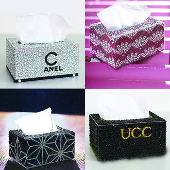 

Special Shape Diamond Painting,DIY Roll Tissue Box, 5D Puzzle Storage Box, Cartoon Animal Animation Diamond Cross Stitch Gift