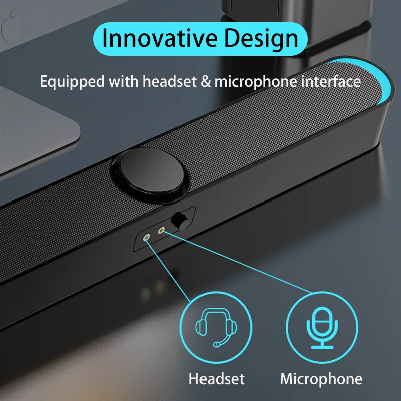 Проводная комбинированная колонка Беспроводная Bluetooth с микрофоном мощная