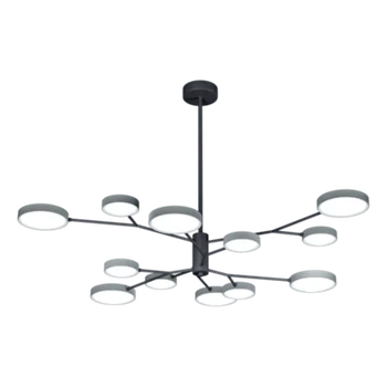 

Modern Tree Shaped 220V Chandelier For Foyer Black Supension Dining Lights Metal Bedroom Lustres Creative Design Hanglamp