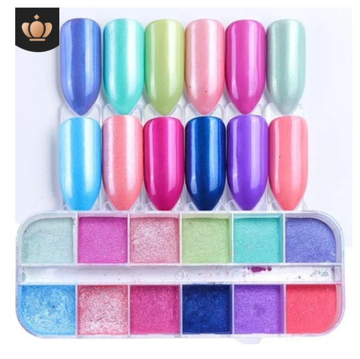 

3G Bottled 23 Colors Red Pink Color Pearl Powder Mermaid Ji Glitter Epoxy Acrylic Paint Powder DIY Nail Art Decoration 15001901