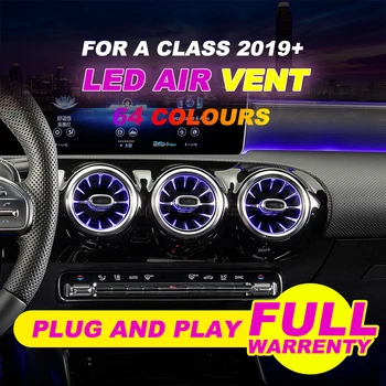 

Air conditioning light for W177 turbine air outlet LED ambient lights for Mercedes Benz A class air vent inlet trim