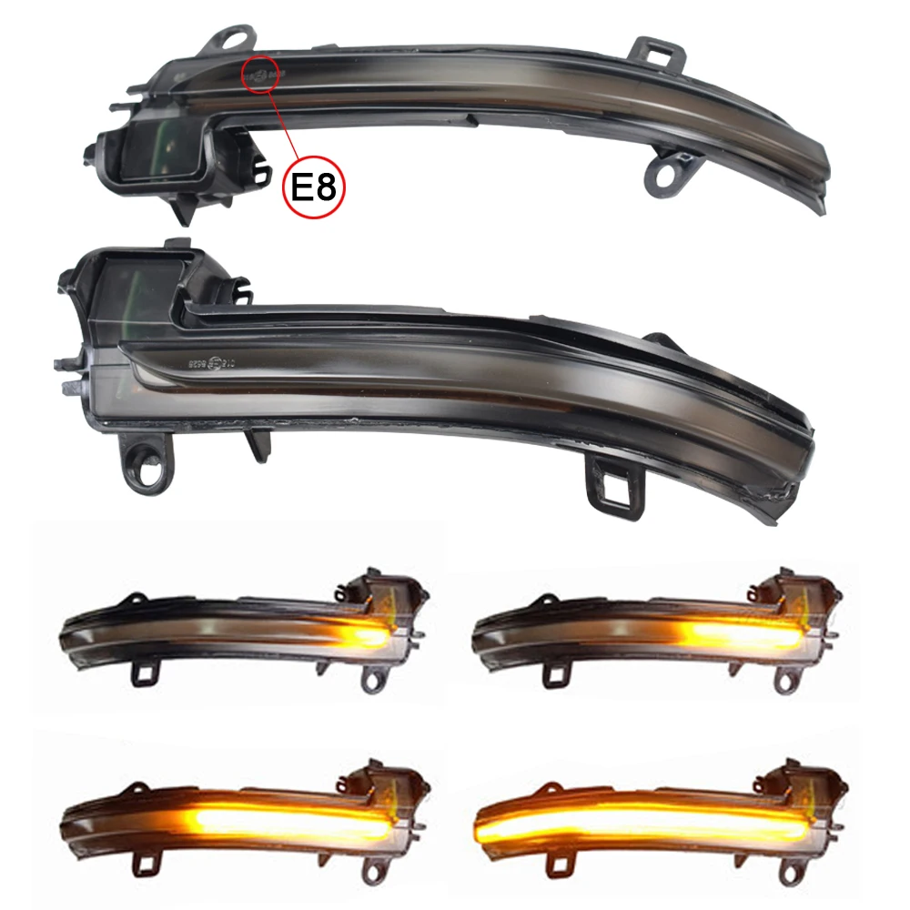 Для BMW X2 X1 F48 F49 1/2 series F45 F46 F52 седан 2016-2018 боковое зеркало мигасветильник