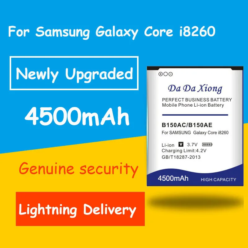 4500mAh B150AC B150AE For Samsung Galaxy Core I8260 I8262 G3502u G3502 G350E G3508 G3509 Replacement Phone Battery | Мобильные