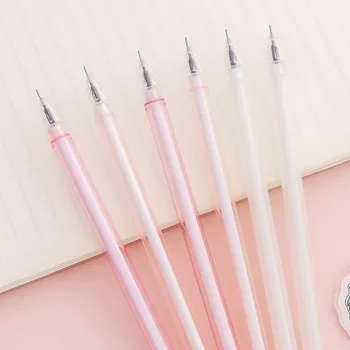 

30 creative office supplies creative cherry blossom pendant 0.38mm gel pen black pen with full syringe for students stationery