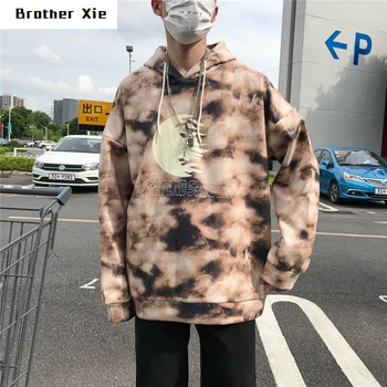 

Autumn New Camo Hoodies Men Fashion Printed Casual Cotton Hooded Pullover Man Streetwear Hip Hop Loose Sweatshirt Male Hoodie