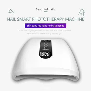 

Max 96W 45 LEDs Nail Lamp Nail Dryer for All Gel Polish Light Lamp for nail Infrared Sensing Smart UV Lamps for manicure