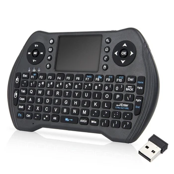 

Mini Wireless Keyboard with Touchpad Mouse, Multimedia Remote Keypad LED Backlit for Android TV Box,Laptop,Xbox 360,PC,PS3-RGB