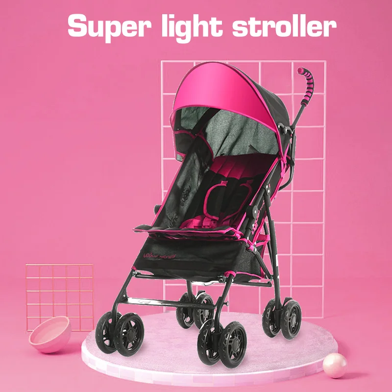 

Wonderbuggy Cameron Lightweight Trolley Multi Position Baby Stroller With Basket & Canopy With Sun Visor