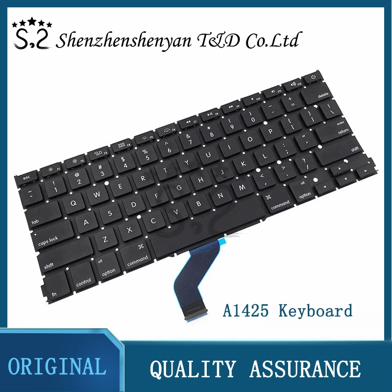 

New A1425 German/Spain/Russian/Korea/UK/US Keyboard For MacBook Pro Retina 13" MD212 ME662 2012-2013 year