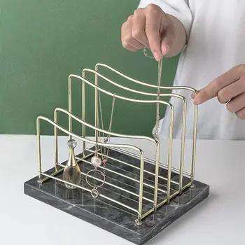 

Marble Magazine Book Storage Stand, Facial Mask Storage, Desktop Tidy Organizer for Office Kitchen Dressing Table