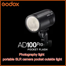 Godox AD100pro 100Ws Outdoor Flash Speedlight 2.4G Wireless X AD100 PRO Pocket Flash For Sony Nikon Canon Fujifilm