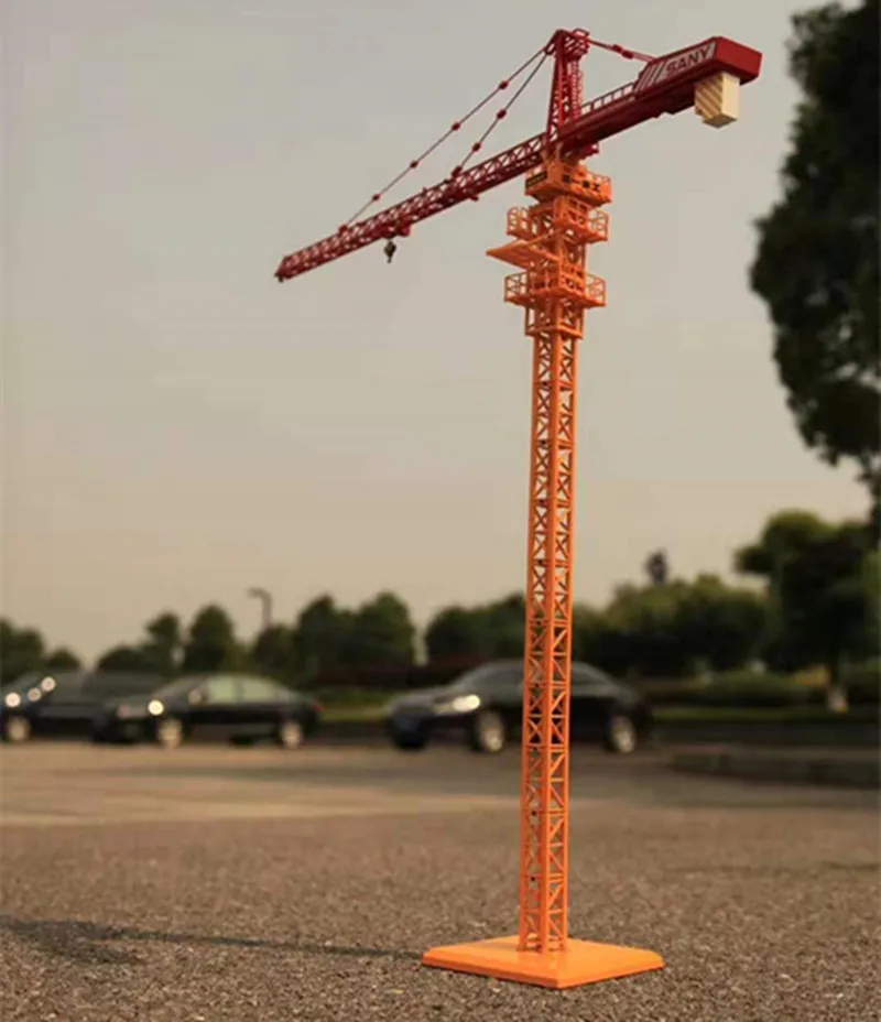 Оригинальная фабрика масштаб 1/75 игрушечный металлический башенный кран SANY литый